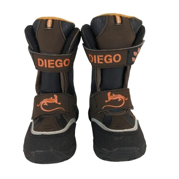 Buster Brown Diego Toddler Boys Insulated Winter Snow Boots Brown Size 5 - Picture 3 of 9